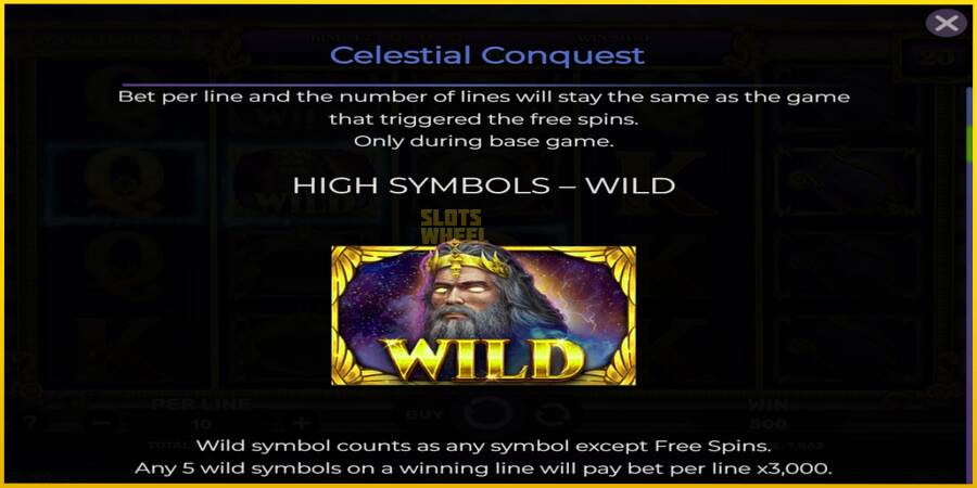 Картинка 5 ігрового апарату Celestial Conquest