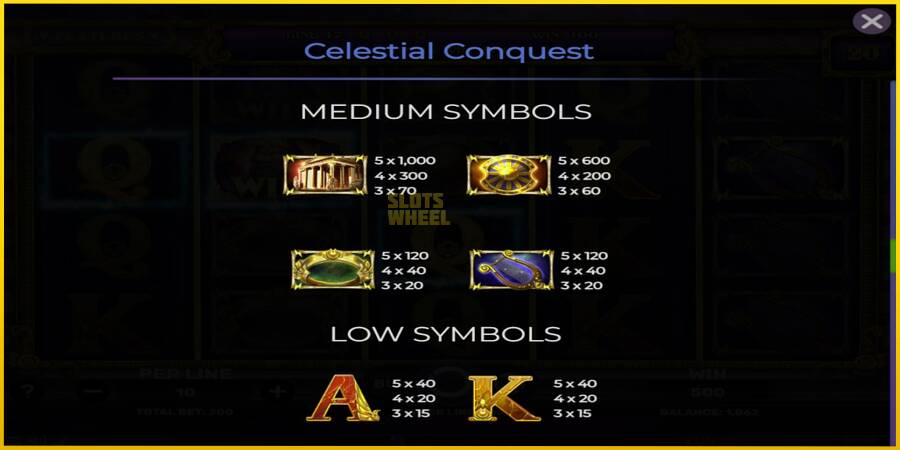 Картинка 6 ігрового апарату Celestial Conquest