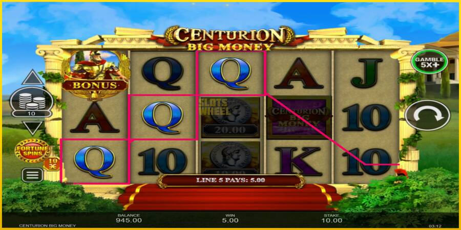 Картинка 3 ігрового апарату Centurion Big Money