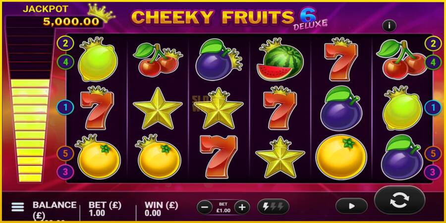 Картинка 1 ігрового апарату Cheeky Fruits 6 Deluxe