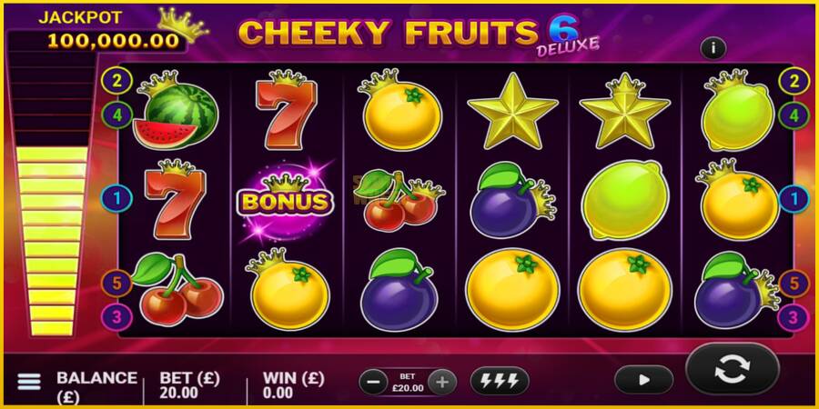 Картинка 3 ігрового апарату Cheeky Fruits 6 Deluxe