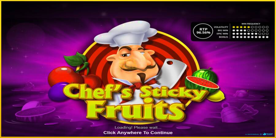 Картинка 1 ігрового апарату Chefs Sticky Fruits