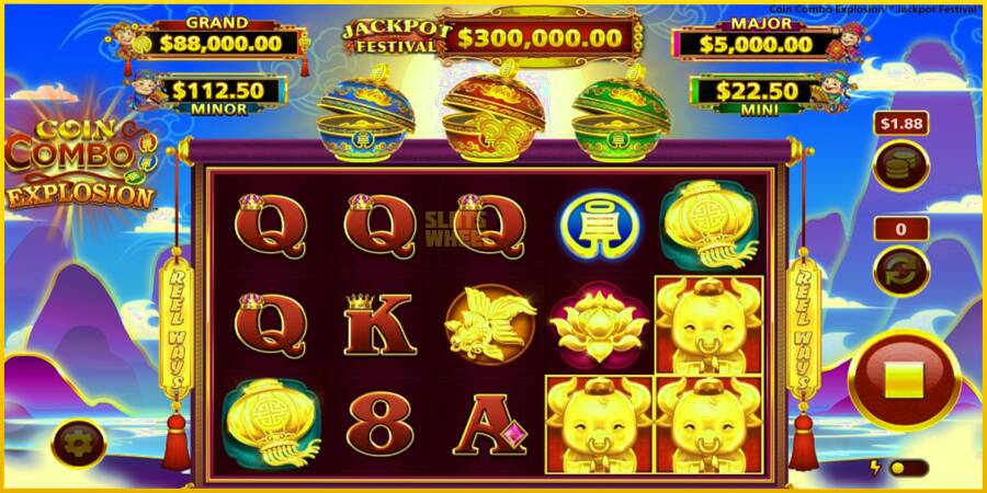 Картинка 2 ігрового апарату Coin Combo Explosion Jackpot Festival