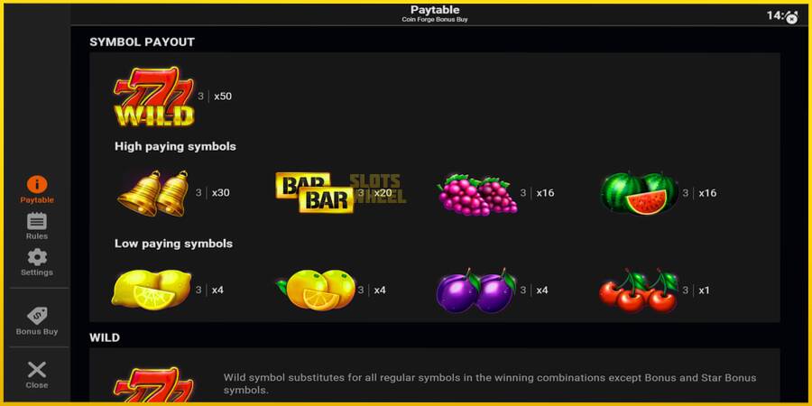 Картинка 6 ігрового апарату Coin Forge Bonus Buy