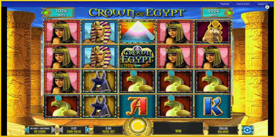 Картинка 1 ігрового апарату Crown of Egypt