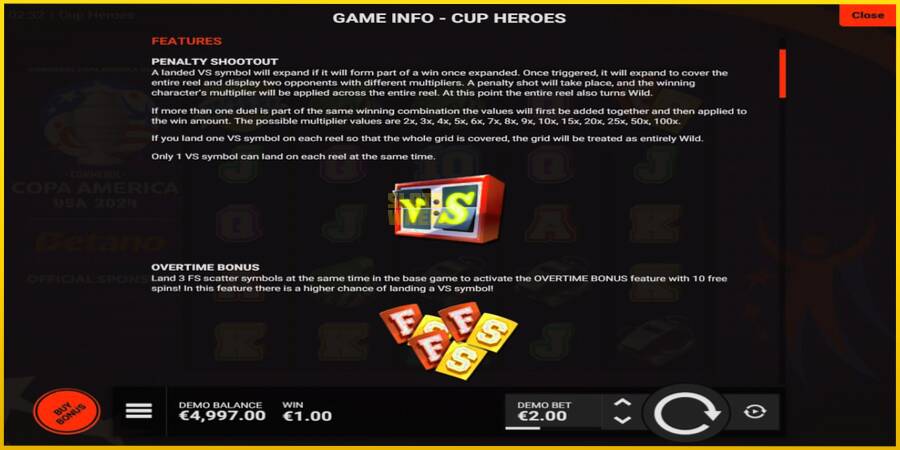 Картинка 4 ігрового апарату Cup Heroes