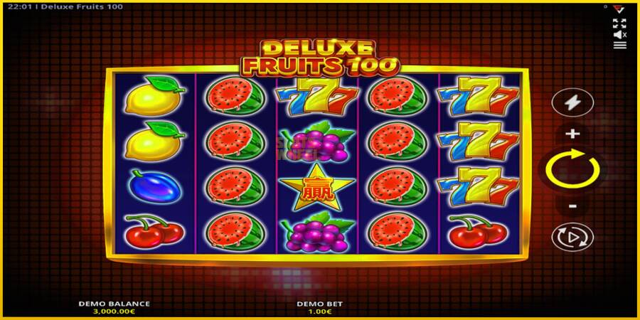 Картинка 1 ігрового апарату Deluxe Fruits 100