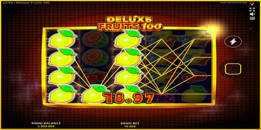 Картинка 2 ігрового апарату Deluxe Fruits 100