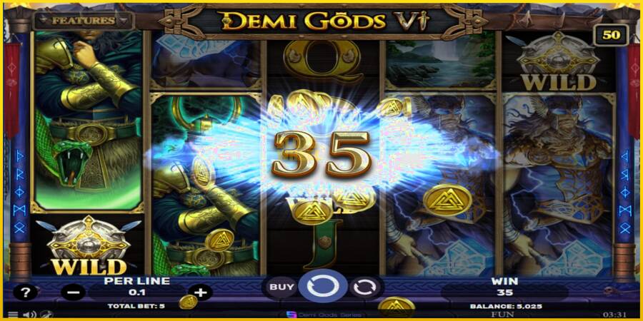 Картинка 3 ігрового апарату Demi Gods 6