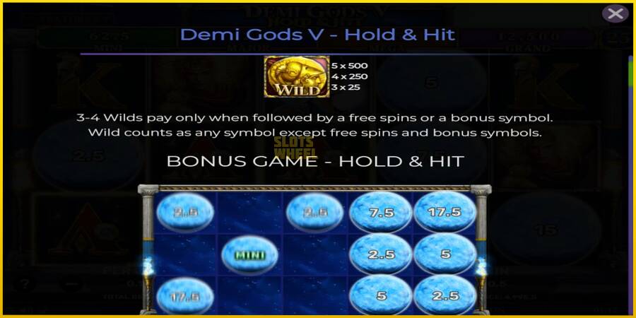 Картинка 4 ігрового апарату Demi Gods V Hold & Hit