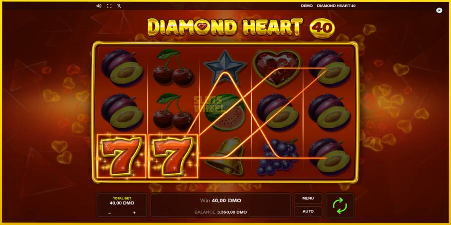 Картинка 4 ігрового апарату Diamond Heart 40