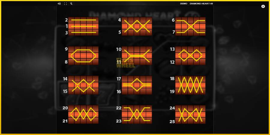 Картинка 6 ігрового апарату Diamond Heart 40