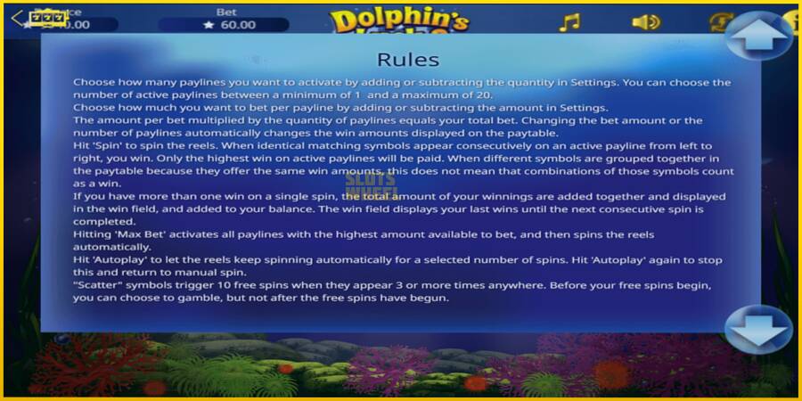 Картинка 4 ігрового апарату Dolphin’s Luck 2