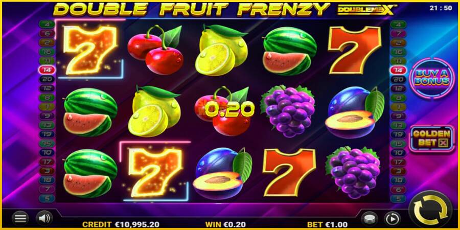 Картинка 2 ігрового апарату Double Fruit Frenzy DoubleMax