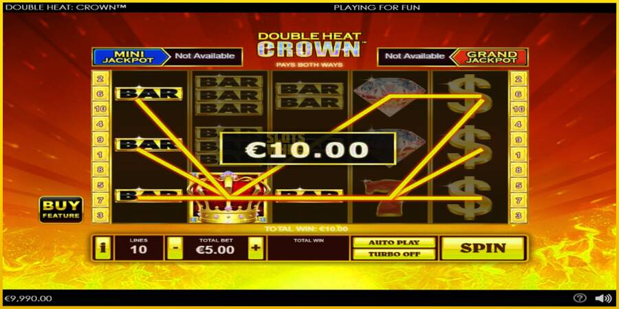 Картинка 3 ігрового апарату Double Heat: Crown