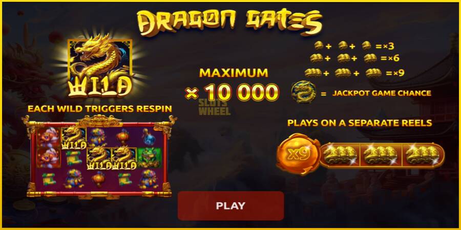 Картинка 1 ігрового апарату Dragon Gates