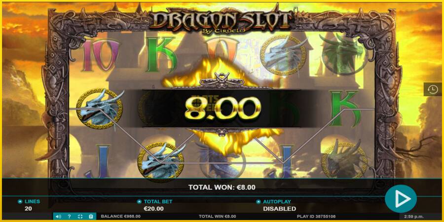 Картинка 3 ігрового апарату Dragon Slot