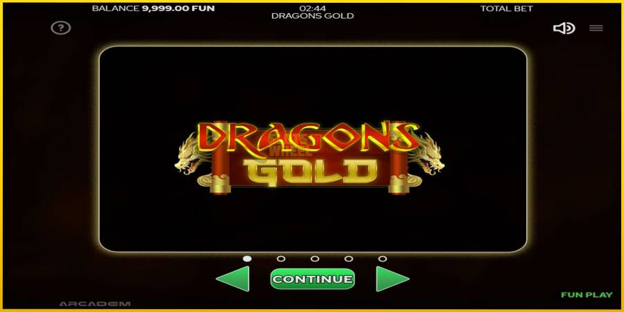 Картинка 1 ігрового апарату Dragons Gold