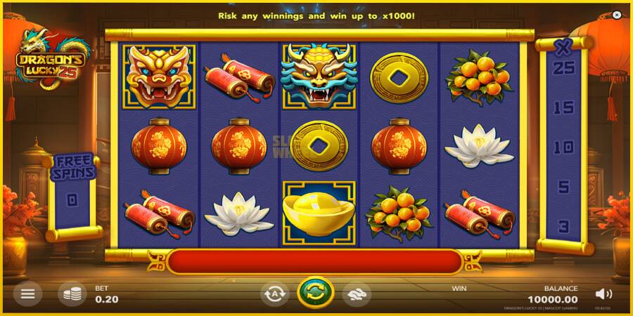 Картинка 2 ігрового апарату Dragons Lucky 25