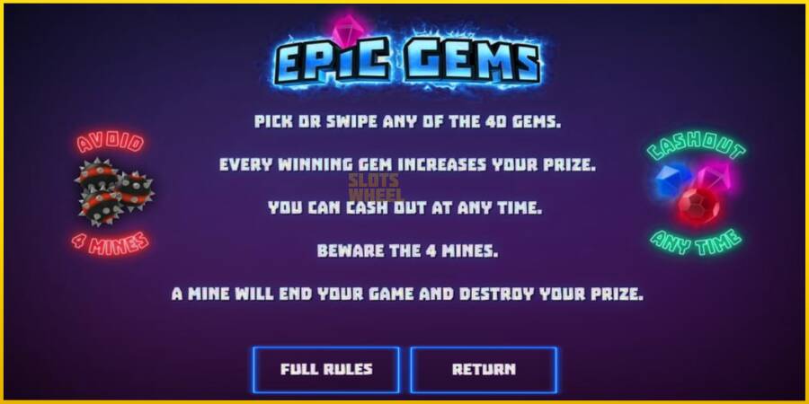 Картинка 3 ігрового апарату Epic Gems