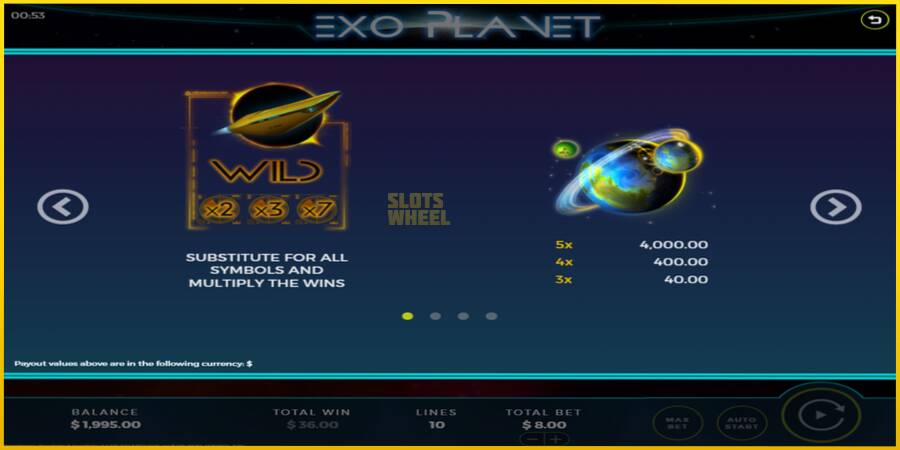 Картинка 4 ігрового апарату Exo Planet