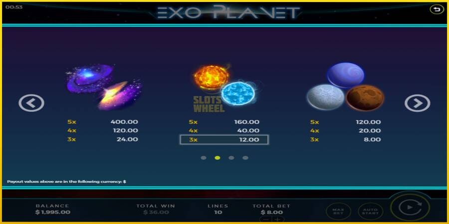 Картинка 5 ігрового апарату Exo Planet