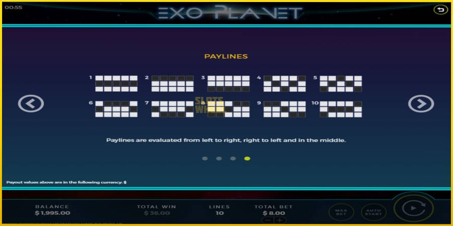 Картинка 6 ігрового апарату Exo Planet