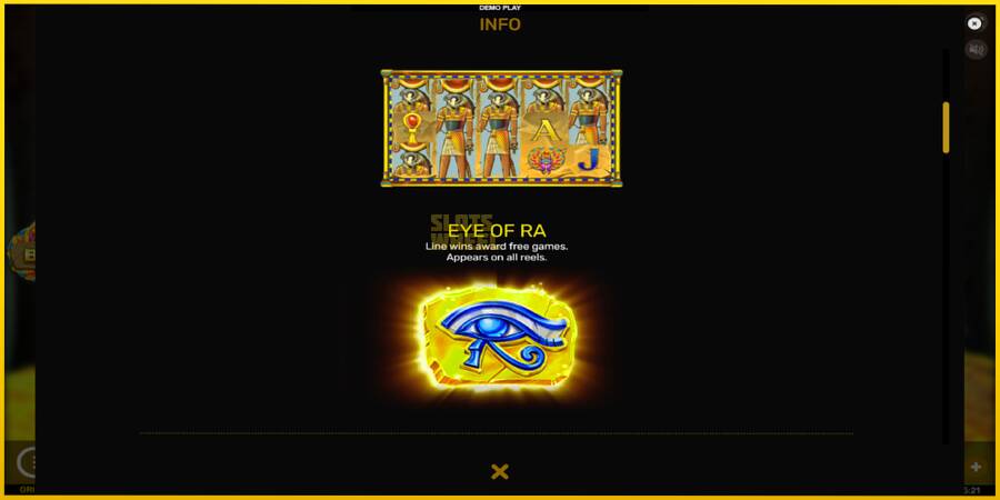 Картинка 5 ігрового апарату Eyes of Ra