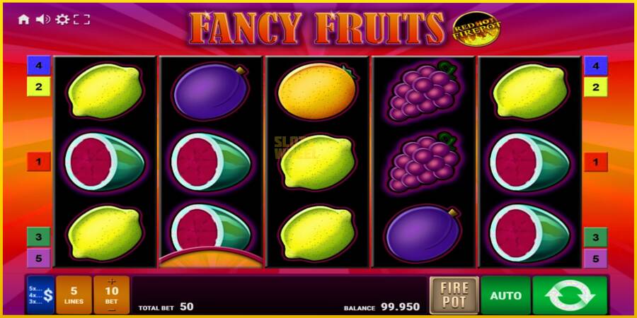 Картинка 1 ігрового апарату Fancy Fruits Red Hot Firepot