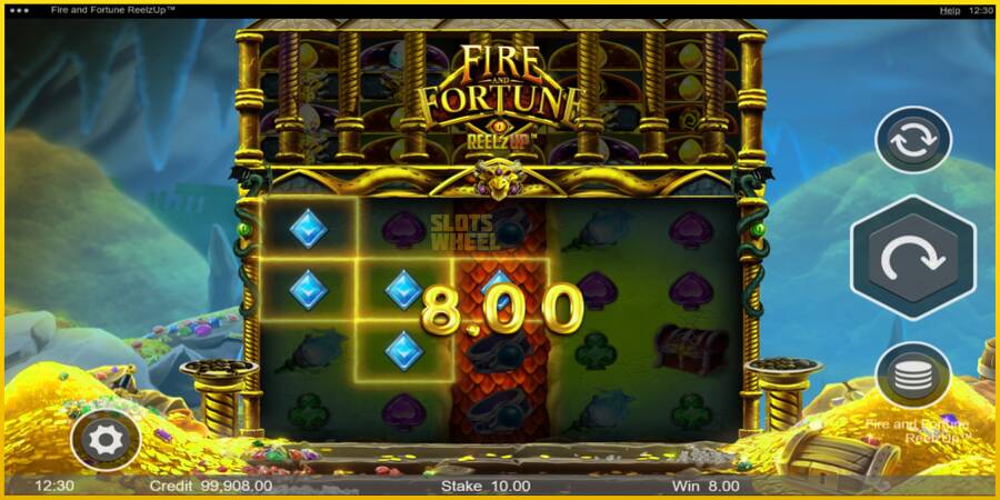 Картинка 3 ігрового апарату Fire and Fortune ReelzUp