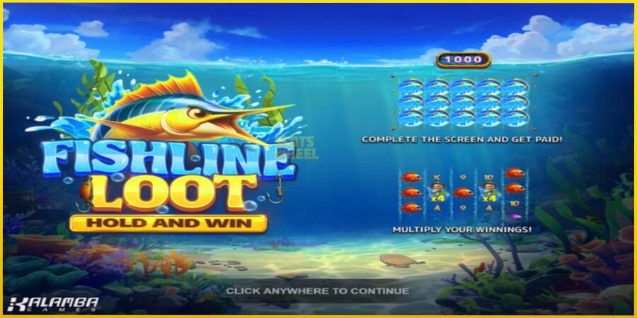 Картинка 1 ігрового апарату Fishline Loot Hold and Win