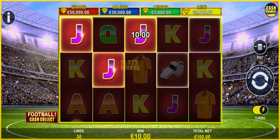 Картинка 4 ігрового апарату Football Cash Collect PowerPlay Jackpot