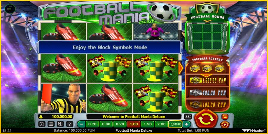 Картинка 2 ігрового апарату Football Mania Deluxe