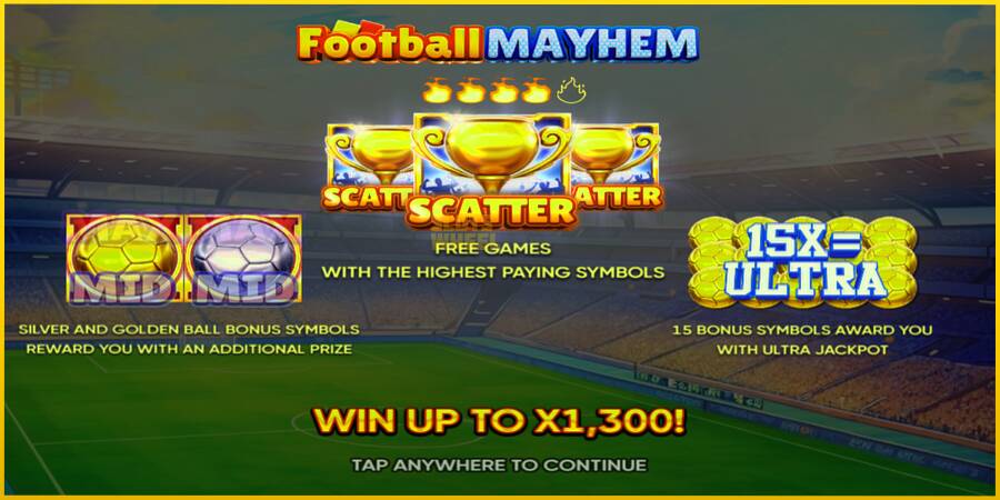 Картинка 1 ігрового апарату Football Mayhem