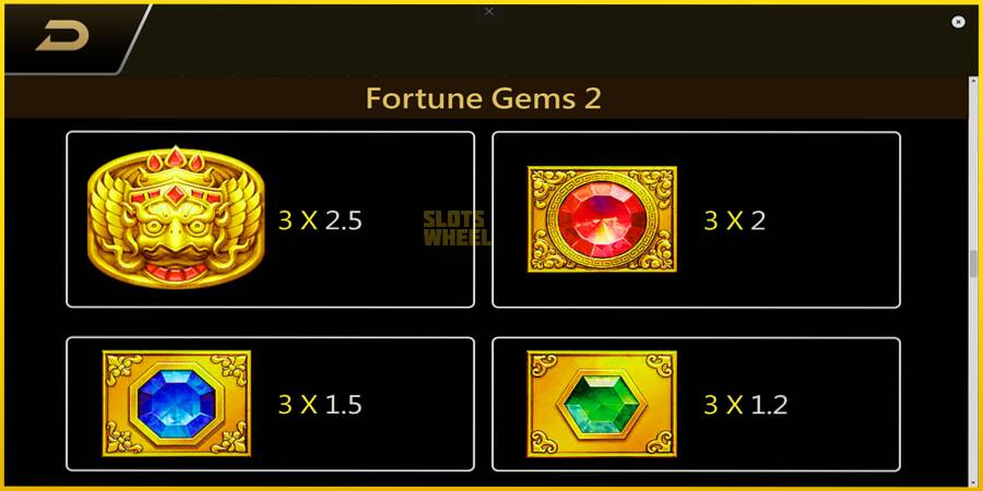 Картинка 6 ігрового апарату Fortune Gems 2