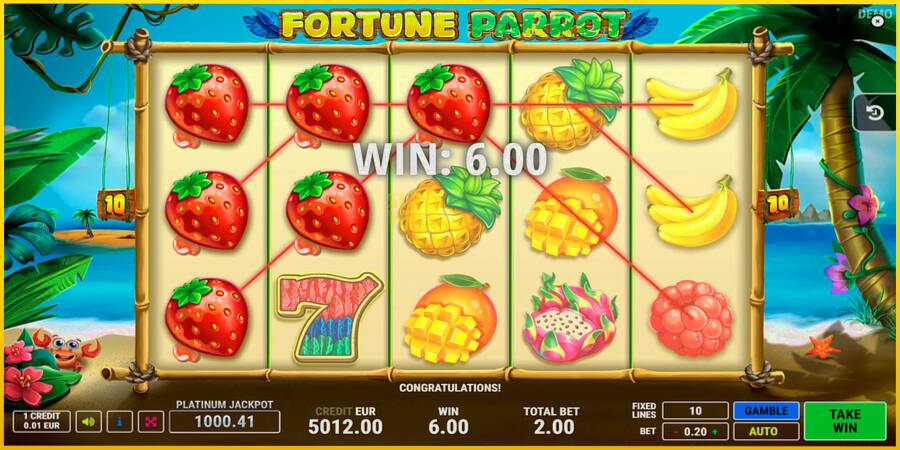 Картинка 3 ігрового апарату Fortune Parrot