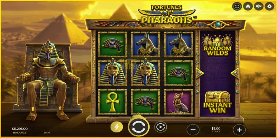 Картинка 2 ігрового апарату Fortunes of Pharaohs