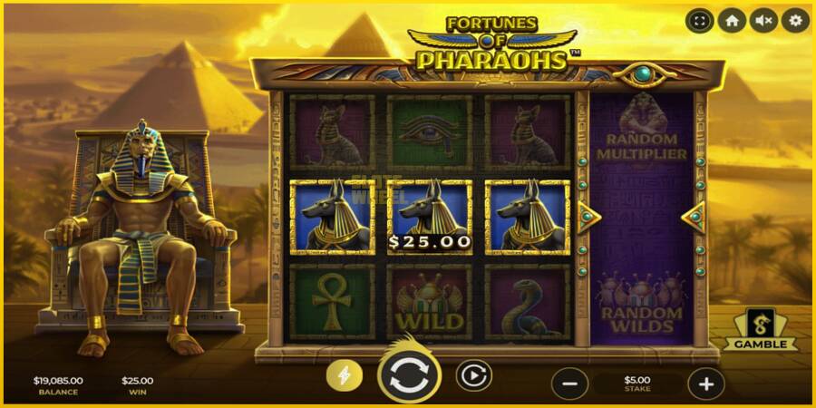 Картинка 3 ігрового апарату Fortunes of Pharaohs