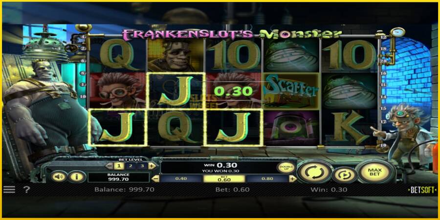 Картинка 2 ігрового апарату Frankenslots Monster