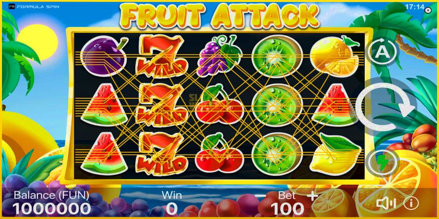 Картинка 1 ігрового апарату Fruit Attack