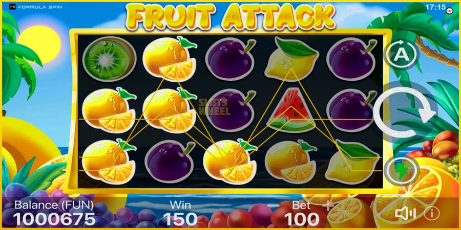 Картинка 2 ігрового апарату Fruit Attack