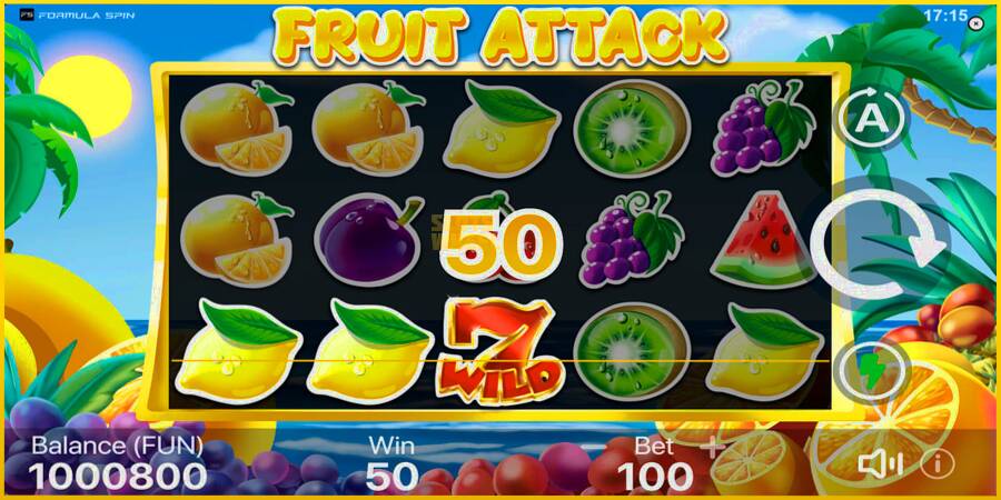 Картинка 4 ігрового апарату Fruit Attack