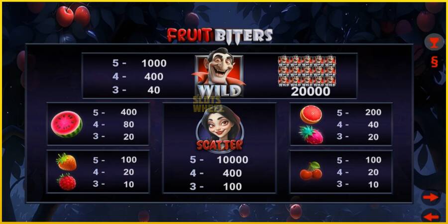 Картинка 4 ігрового апарату Fruit Biters