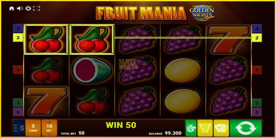 Картинка 2 ігрового апарату Fruit Mania Golden Nights