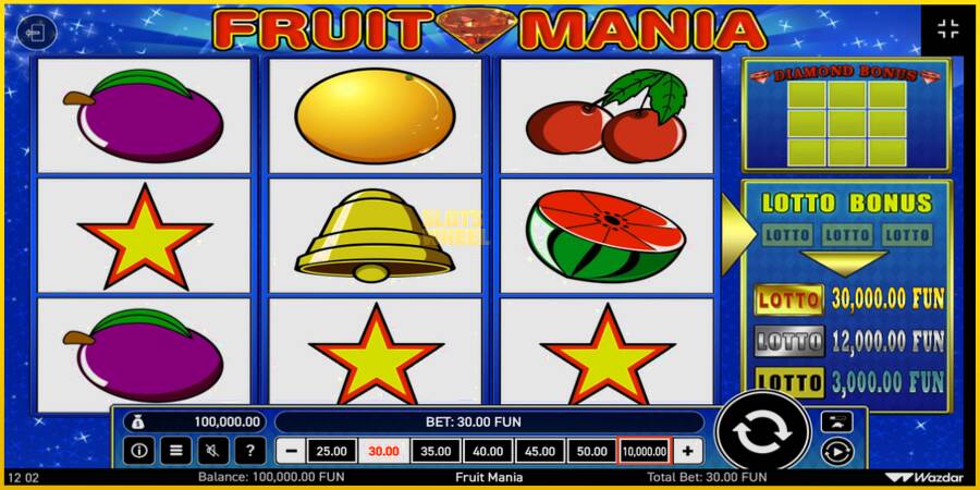 Картинка 1 ігрового апарату Fruit Mania