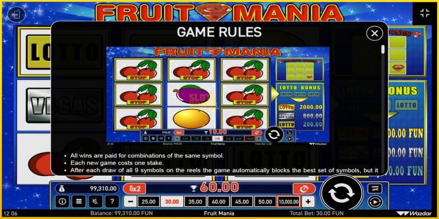 Картинка 6 ігрового апарату Fruit Mania