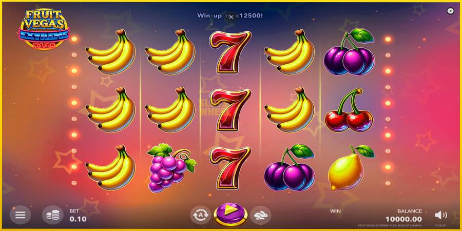 Картинка 1 ігрового апарату Fruit Vegas Extreme x125