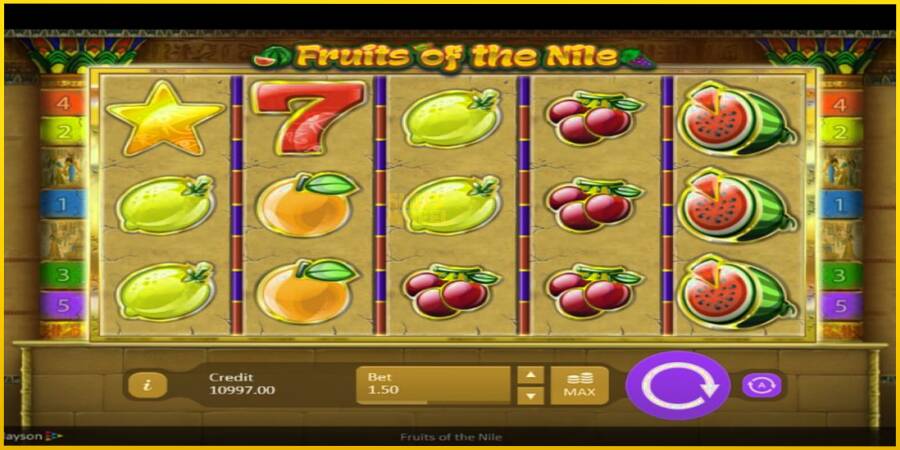 Картинка 4 ігрового апарату Fruits of the Nile