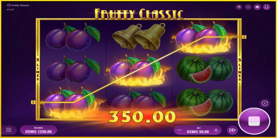 Картинка 2 ігрового апарату Fruity Classic