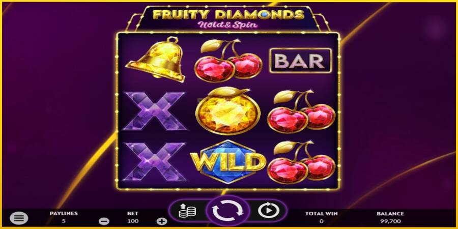 Картинка 2 ігрового апарату Fruity Diamonds